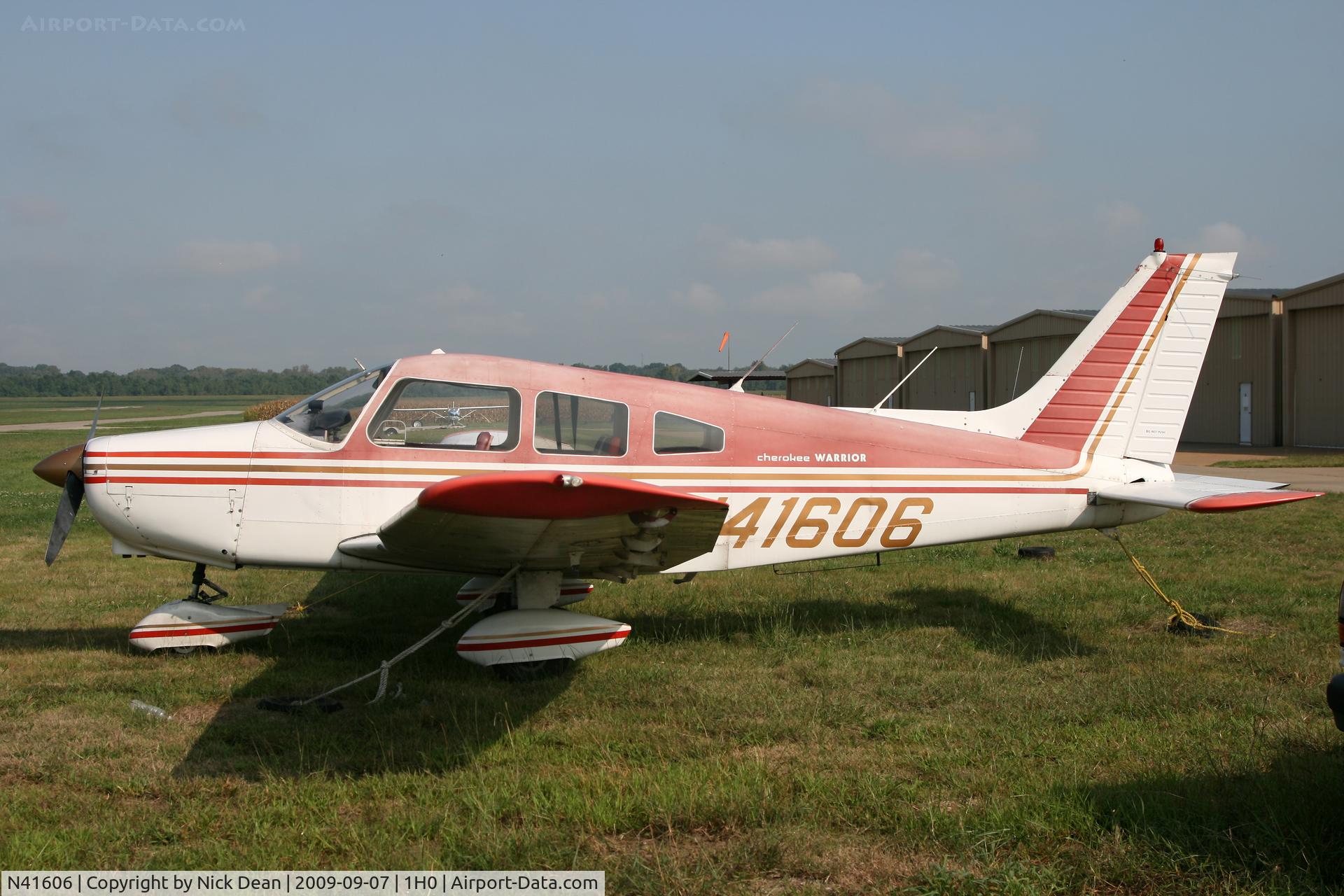 N41606, 1974 Piper PA-28-151 Cherokee Warrior C/N 28-7415291, 1H0