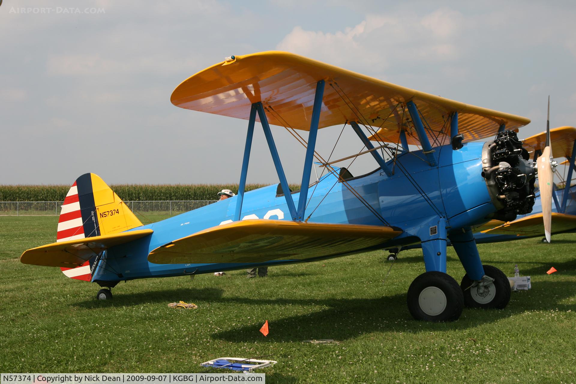 N57374, 1942 Boeing D75N1 C/N 75-3765, KGBG