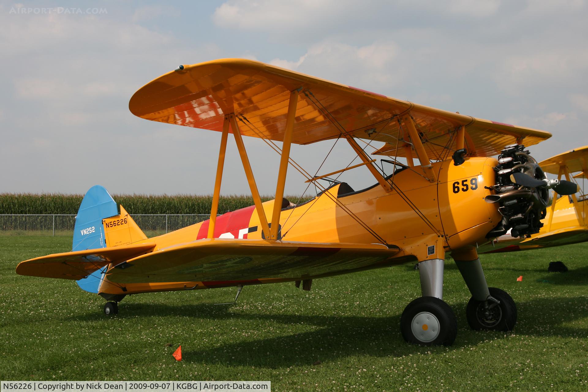 N56226, 1941 Boeing A75L3 C/N 75-888, KGBG