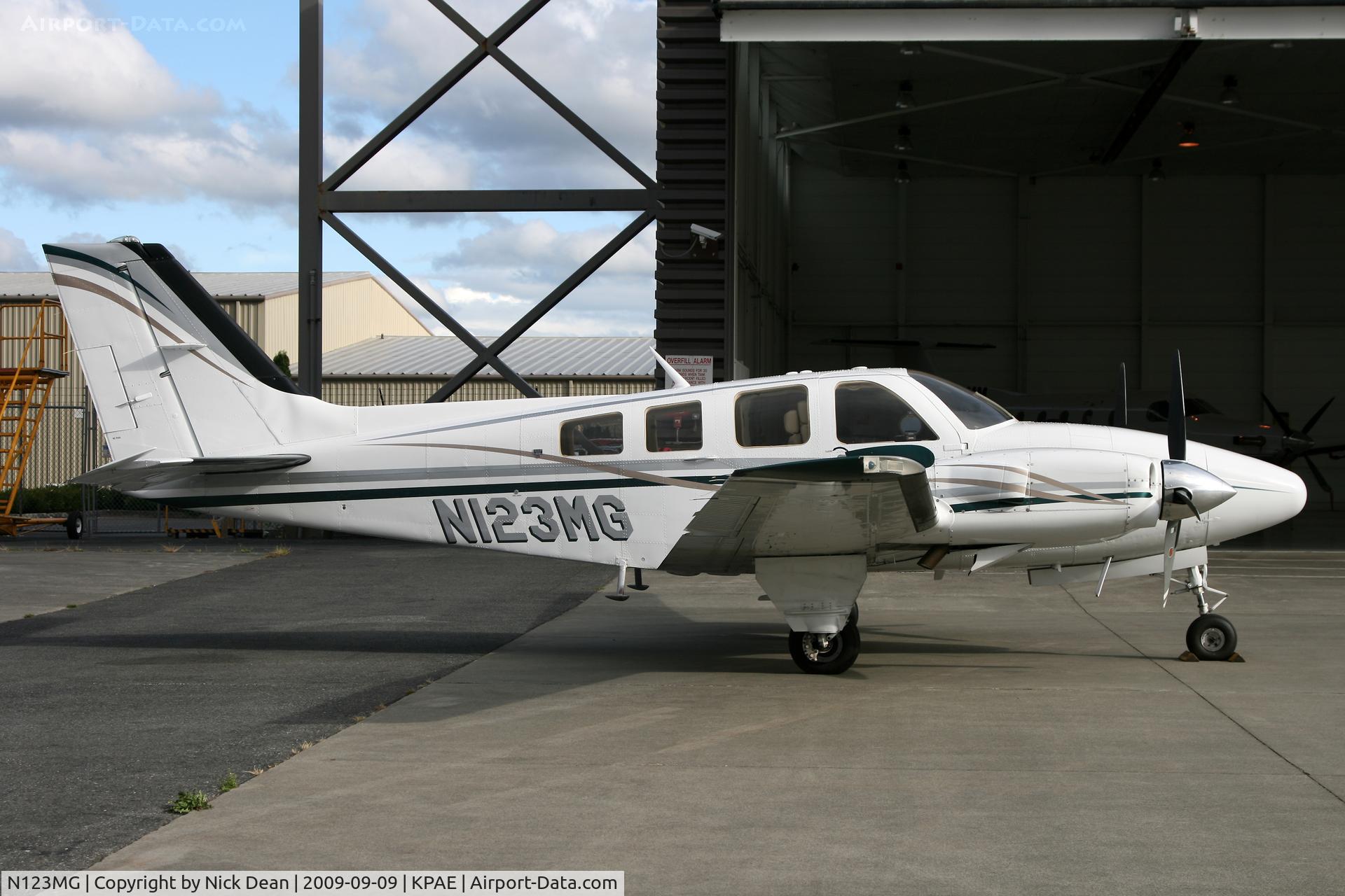 N123MG, 1977 Beech 58P Baron C/N TJ-115, KPAE