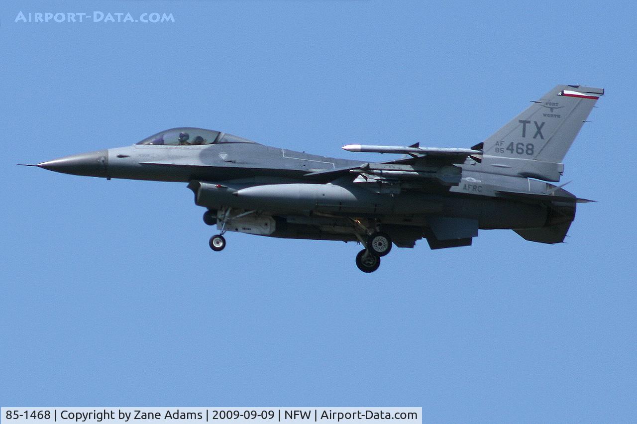 85-1468, 1986 General Dynamics F-16C Fighting Falcon C/N 5C-248, USAF F-16C at Carswell / NAS Ft. Worth