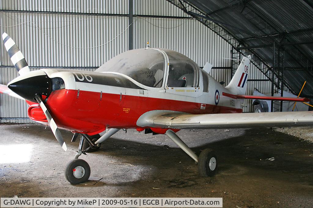 G-DAWG, 1973 Scottish Aviation Bulldog T.1 C/N BH120/208, Currently sitting unused at Barton.
