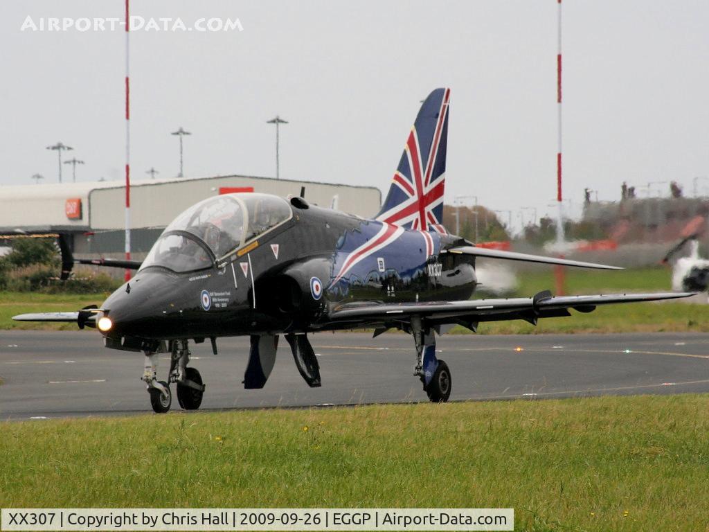 XX307, 1980 Hawker Siddeley Hawk T.1A C/N 141/312132, Royal Air Force solo display Hawk