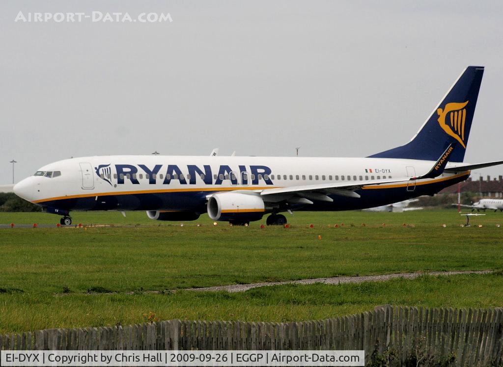 EI-DYX, 2008 Boeing 737-8AS C/N 37517, Ryanair