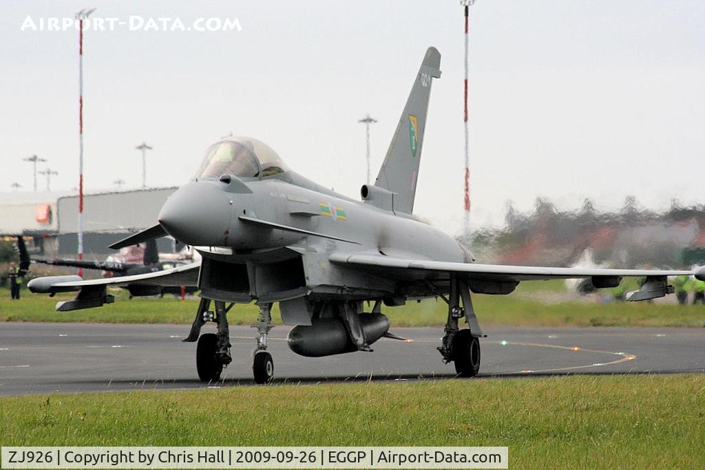 ZJ926, 2006 Eurofighter EF-2000 Typhoon FGR4 C/N 0083/BS017, Royal Air Force 3 sqn