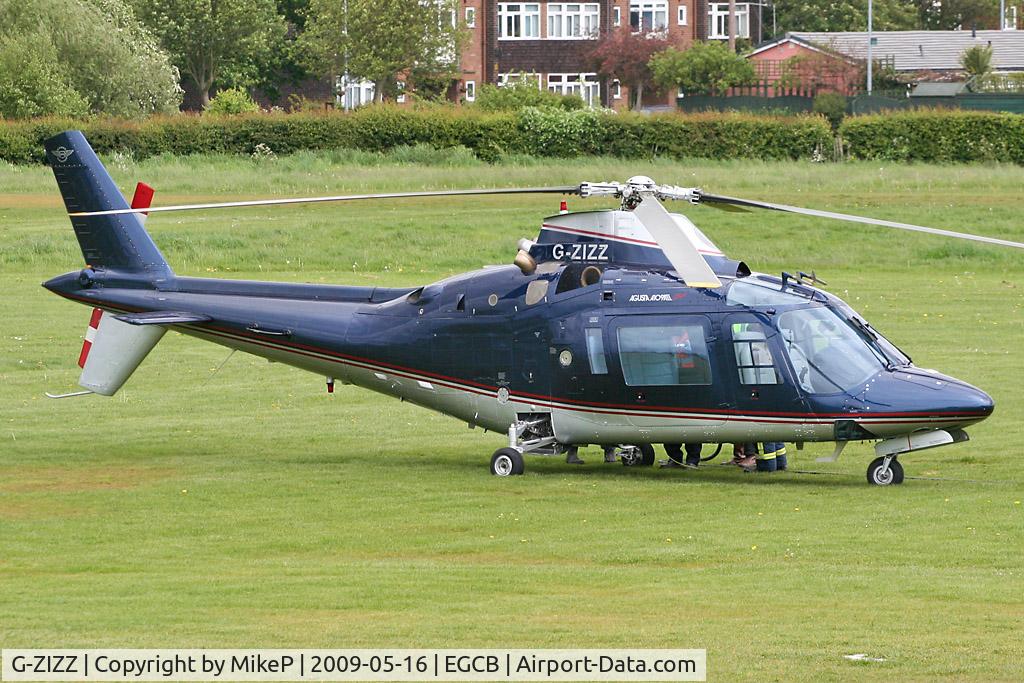 G-ZIZZ, 1987 Agusta A-109A-2 C/N 7390, Visitor during the first Barton Open Day of 2009.