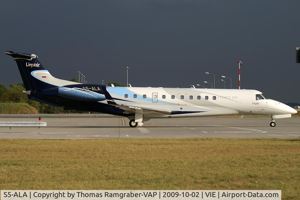 S5-ALA, 2008 Embraer EMB-135BJ Legacy 600 C/N 14501029, Linxair Embraer 135