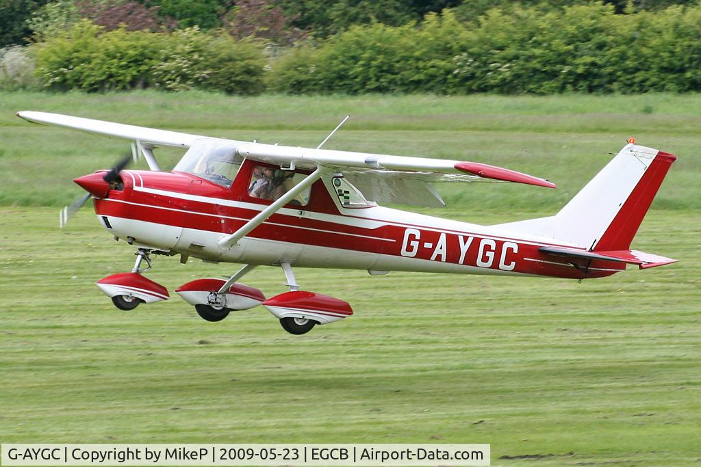 G-AYGC, 1970 Reims F150K C/N 0556, Nice old colour scheme on this vintage Cessna.