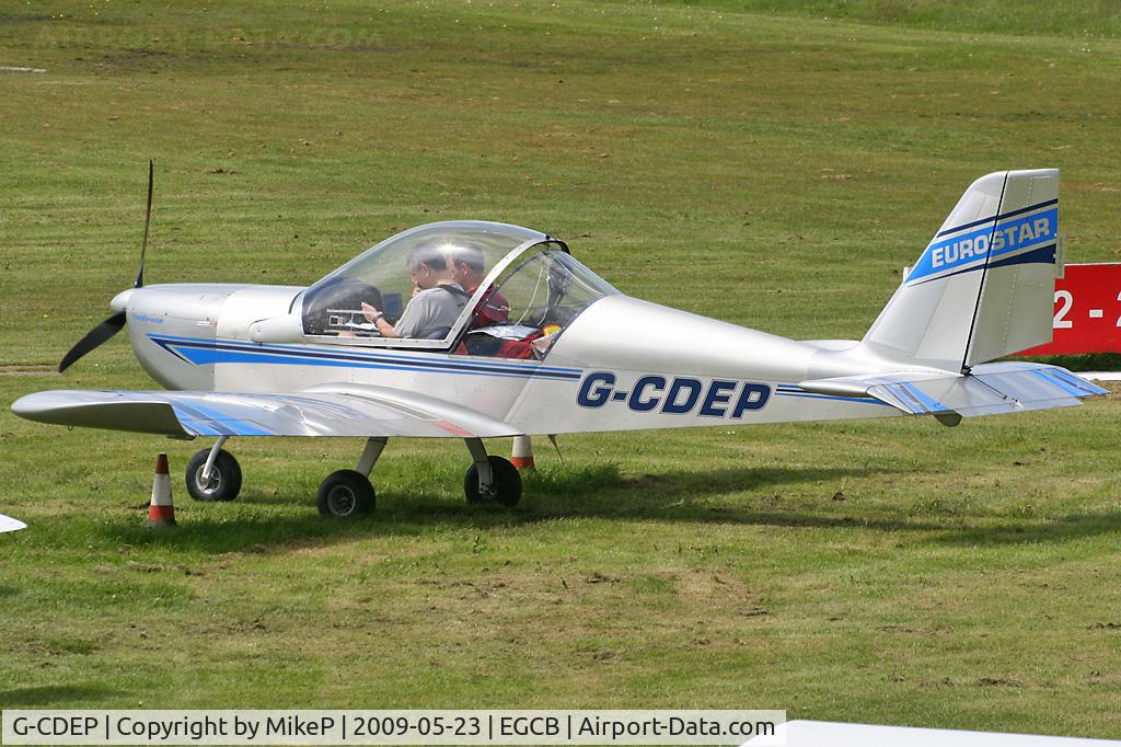 G-CDEP, 2004 Cosmik EV-97 TeamEurostar UK C/N 2128, Lunch stop on the way North.