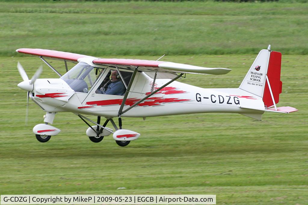 G-CDZG, 2006 Comco Ikarus C42 FB80 C/N 0604-6808, Resident at Barton with Mainair Flying School.