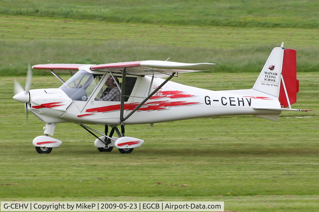 G-CEHV, 2006 Comco Ikarus C42 FB80 C/N 0610-6854, Resident at Barton with Mainair Flying School.