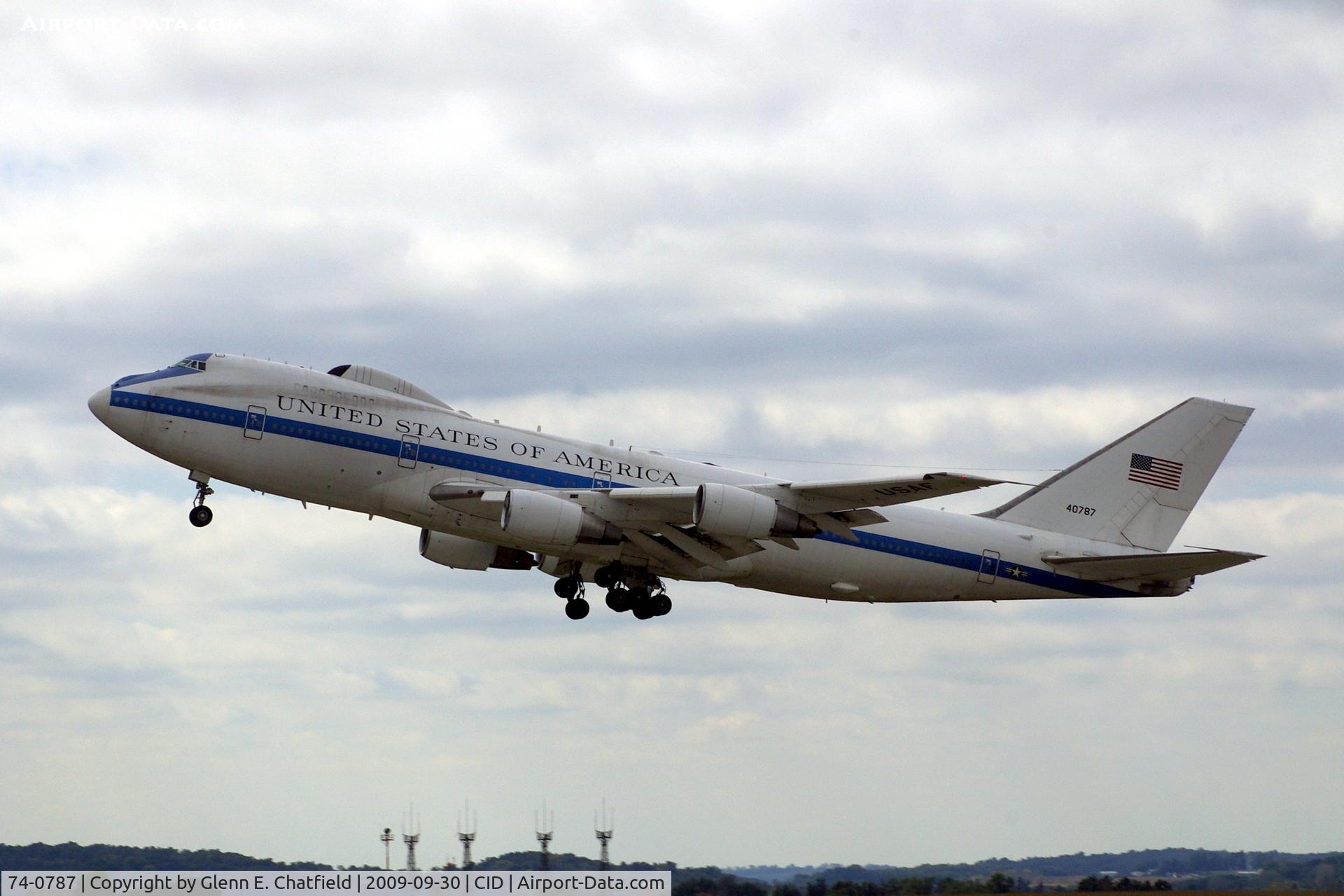 74-0787, 1974 Boeing E-4B C/N 20684, 5th and last touch and go for me, then I have to go back to work