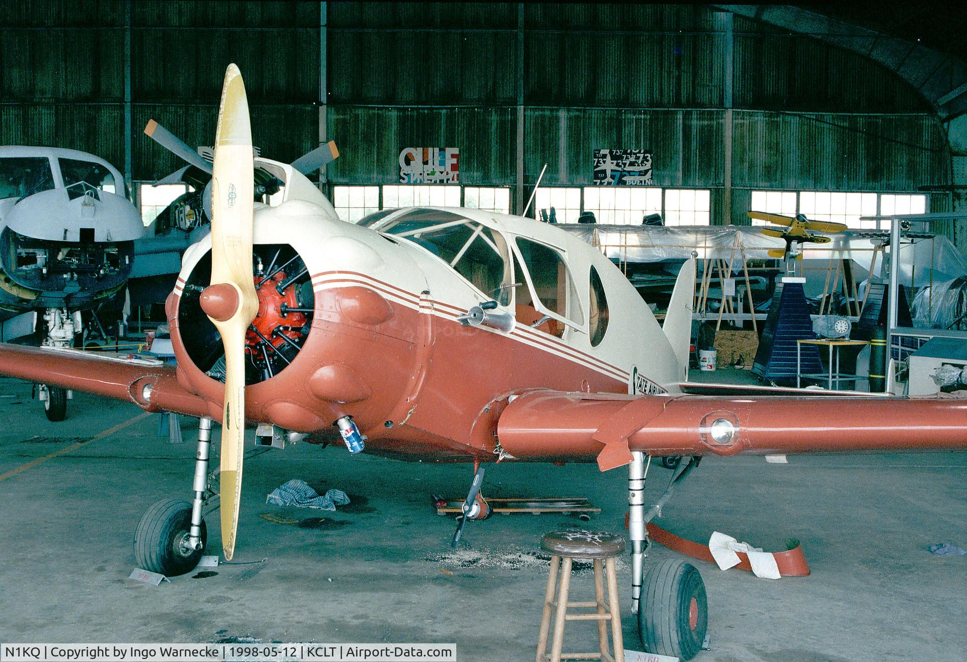 N1KQ, 1940 Bellanca 14-9L C/N 1037, Bellanca 14-9L of State Airlines at the Carolinas Aviation Museum, Charlotte NC