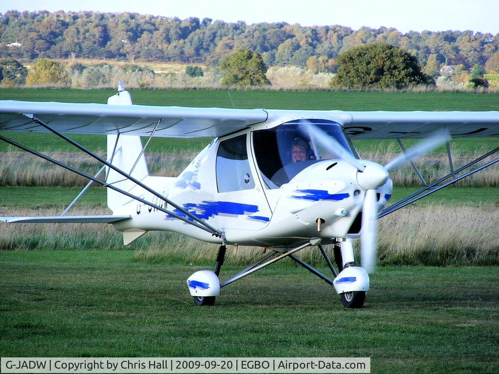 G-JADW, 2008 Comco Ikarus C42 Cyclone FB80 C/N 0810-7013, Ikarus C42 FB80