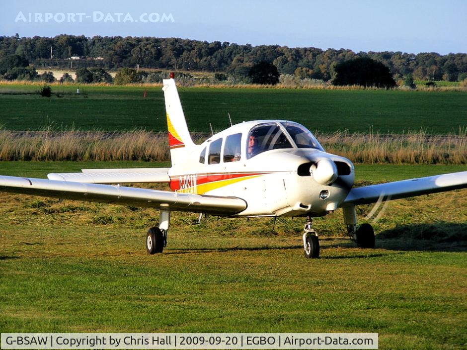 G-BSAW, 1982 Piper PA-28-161 Warrior II C/N 28-8216152, Haimoss Ltd, Previous ID: N8203C