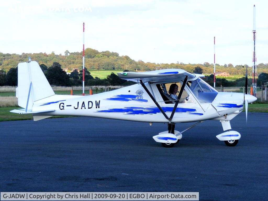 G-JADW, 2008 Comco Ikarus C42 Cyclone FB80 C/N 0810-7013, Ikarus C42 FB80