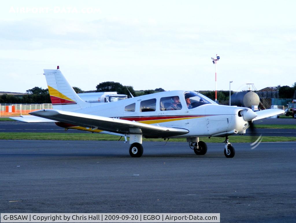 G-BSAW, 1982 Piper PA-28-161 Warrior II C/N 28-8216152, Haimoss Ltd, Previous ID: N8203C