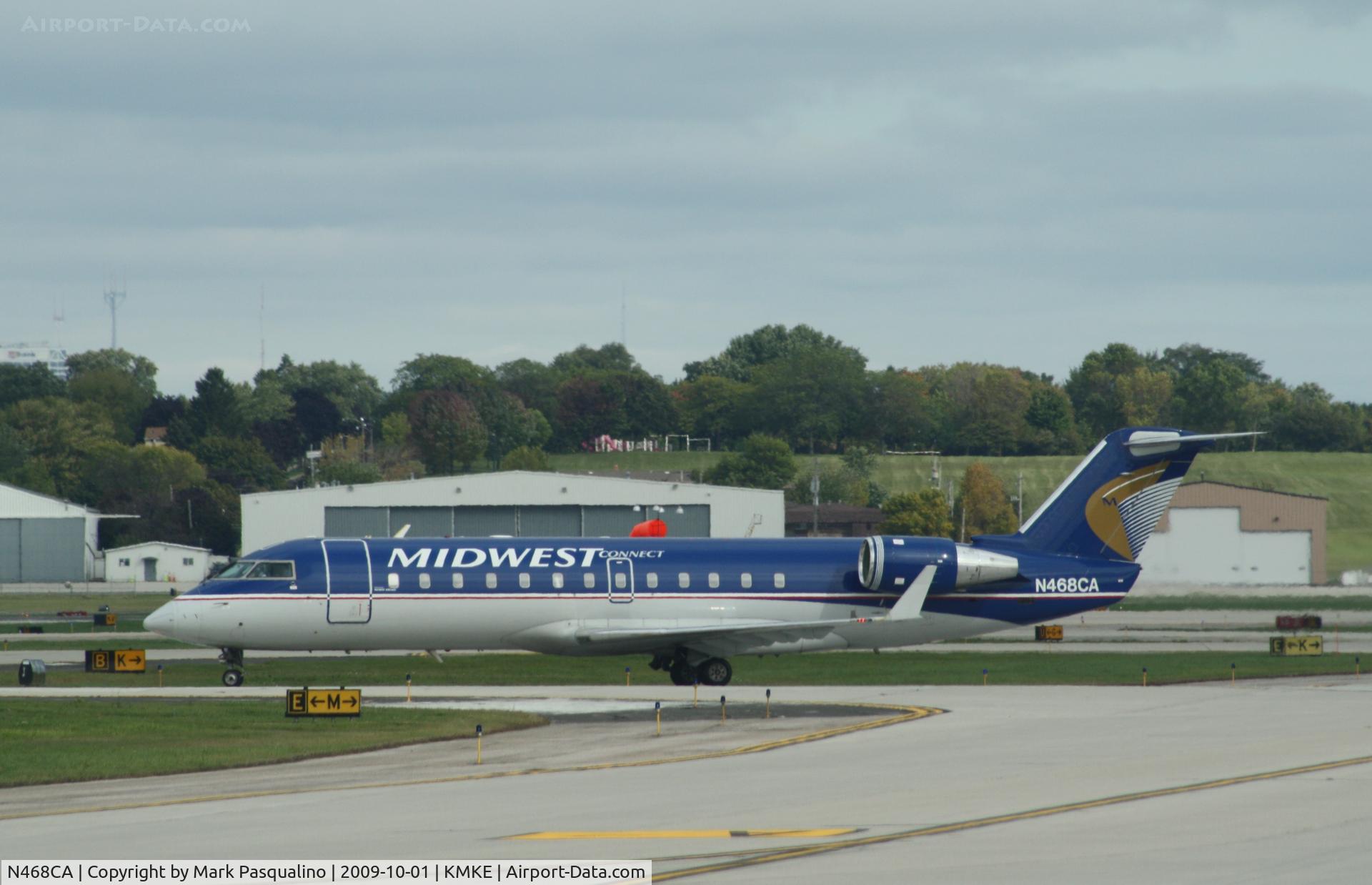 N468CA, 2002 Bombardier CRJ-200ER (CL-600-2B19) C/N 7649, CL-600-2B19