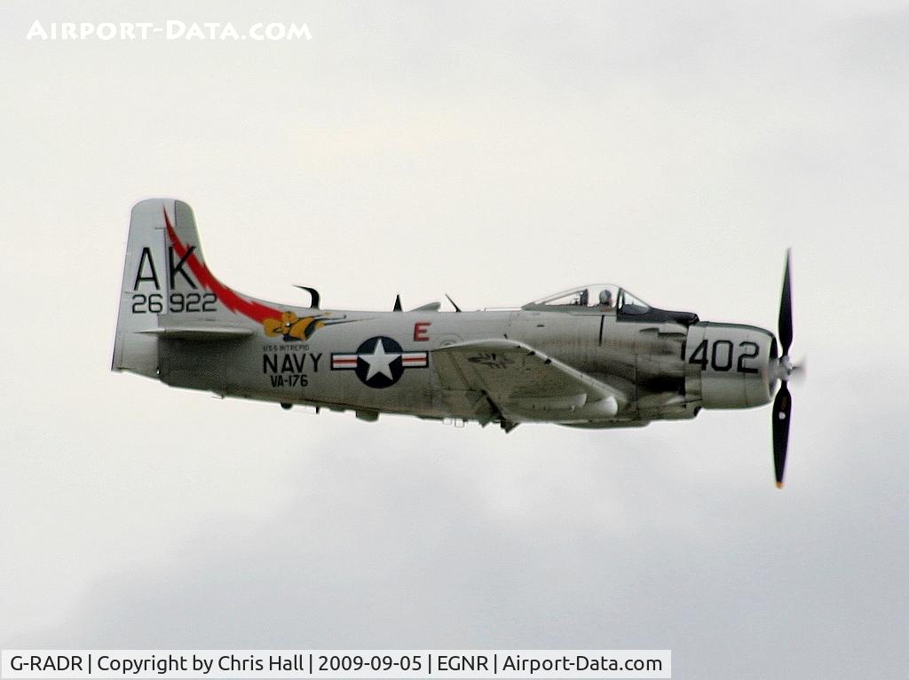 G-RADR, 1948 Douglas A-1D Skyraider (AD-4NA) C/N 7722, Displaying at the Airbus families day