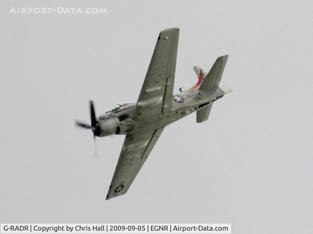 G-RADR, 1948 Douglas A-1D Skyraider (AD-4NA) C/N 7722, Displaying at the Airbus families day