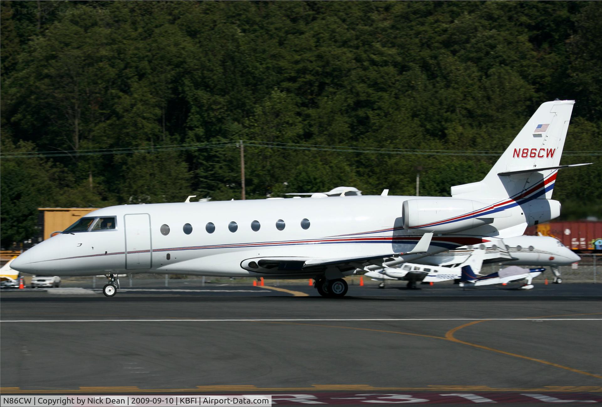 N86CW, 2003 Gulfstream Aerospace G200 C/N 081, KBFI