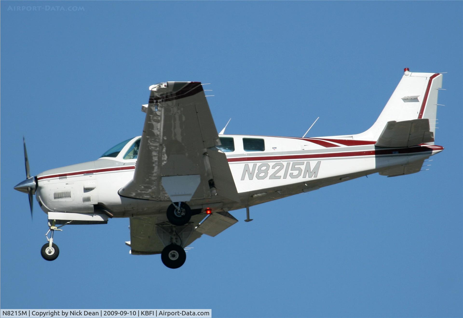 N8215M, 1993 Beech B36TC Bonanza C/N EA-548, KBFI