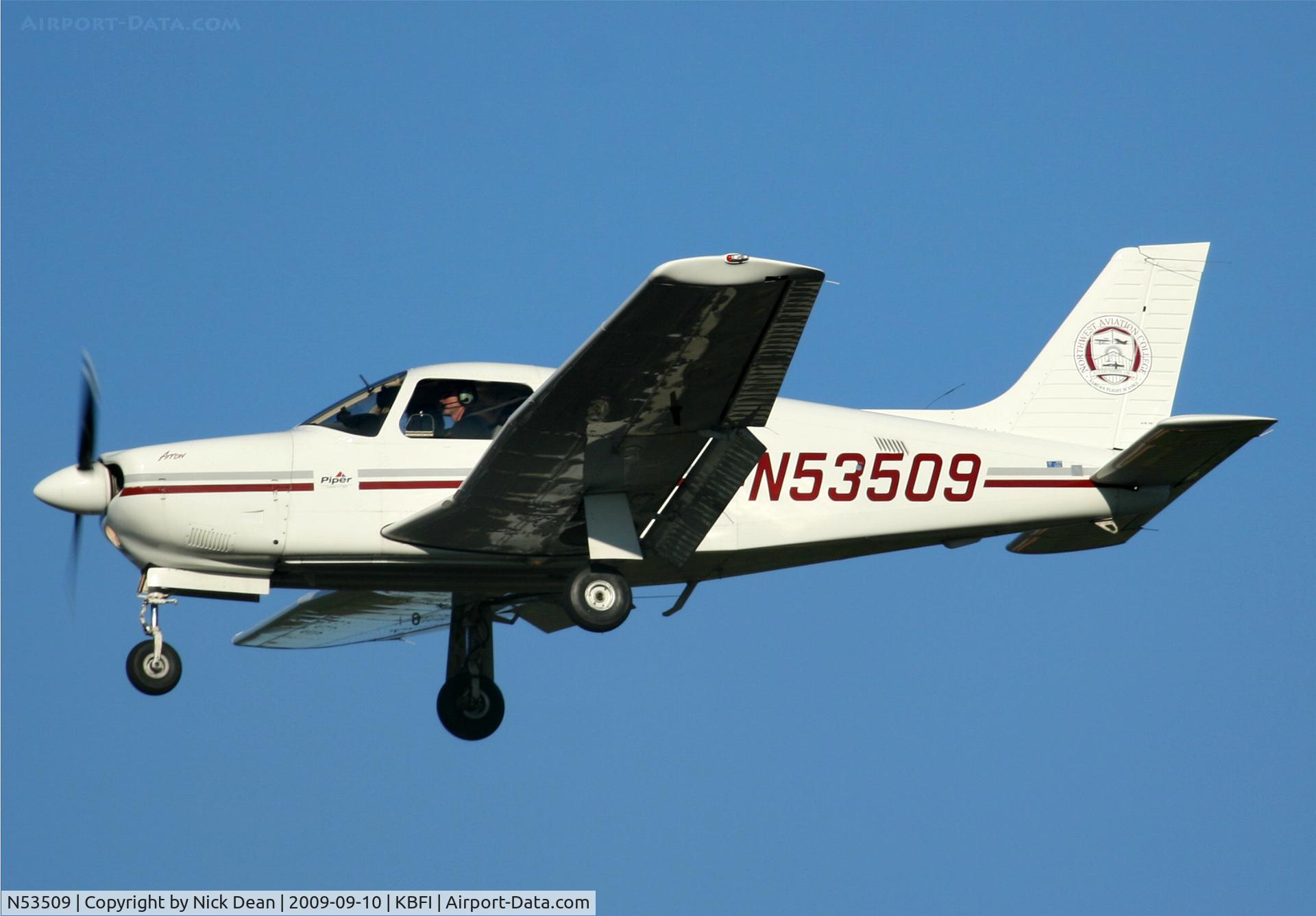 N53509, 2002 Piper PA-28R-201 Cherokee Arrow III C/N 2844071, KBFI