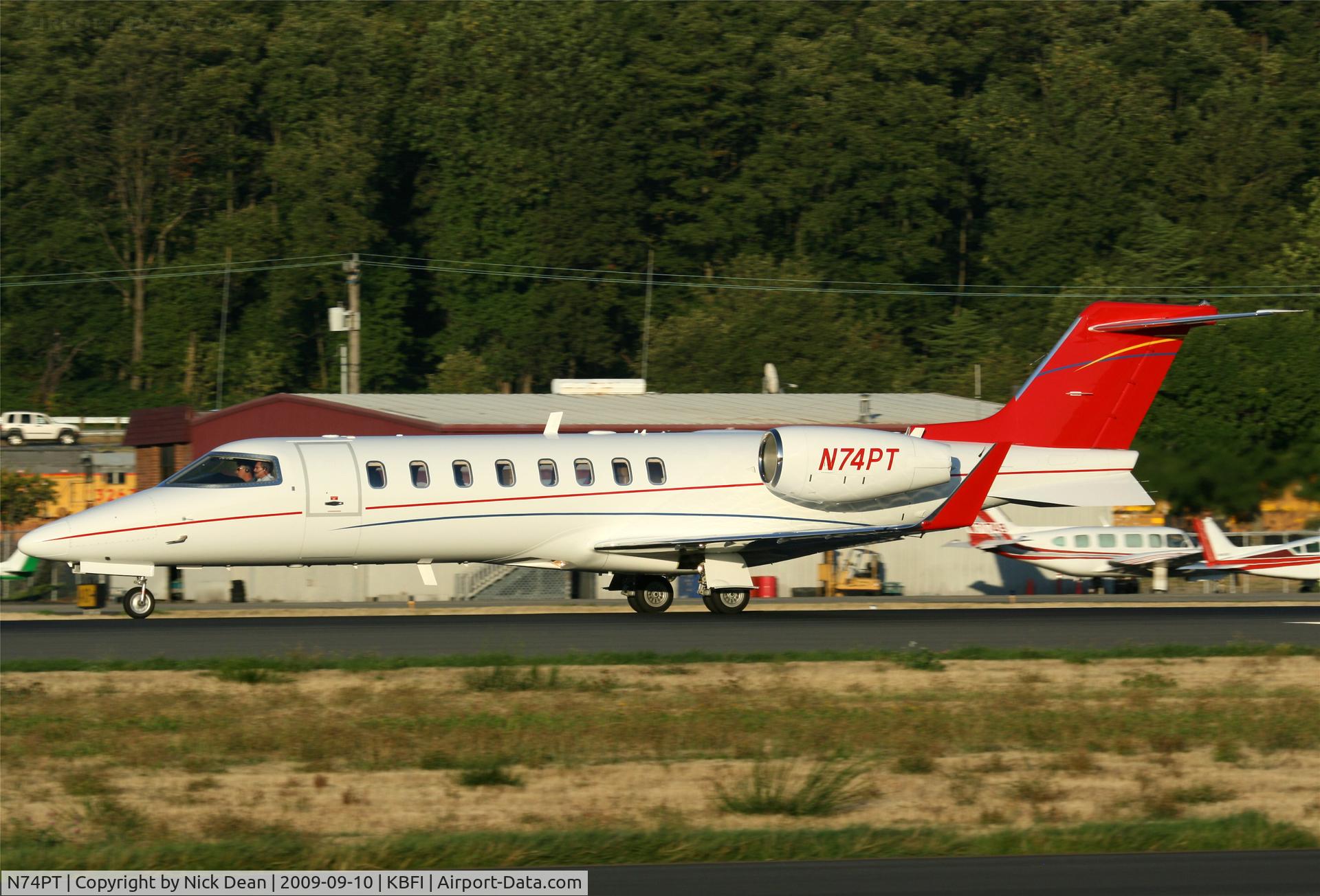 N74PT, 2006 Learjet Inc 45 C/N 314, KBFI