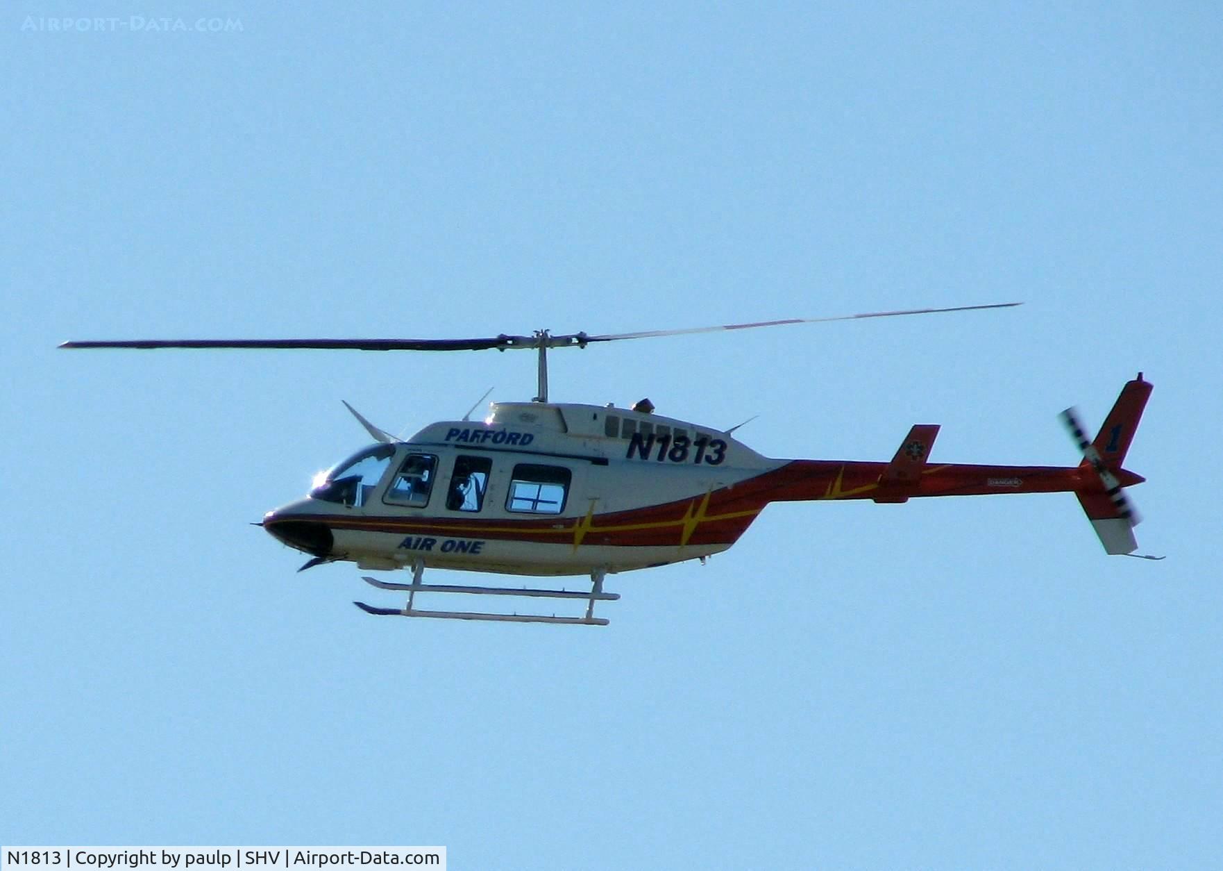 N1813, 2006 Bell 206L-4 LongRanger IV LongRanger C/N 52335, Departing Shreveport Regional.
