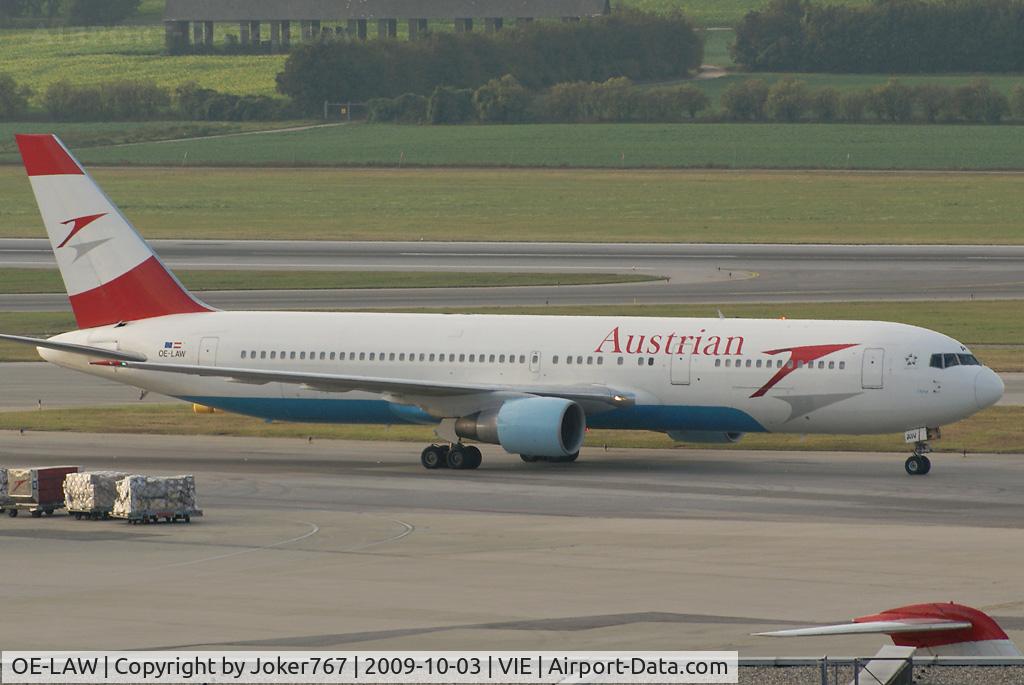 OE-LAW, 1992 Boeing 767-3Z9/ER C/N 26417, Austrian Airlines Boeing 767-3Z9(ER)