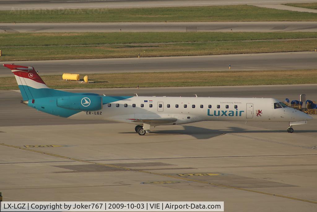 LX-LGZ, 2000 Embraer EMB-145LU (ERJ-145LU) C/N 145258, Luxair Embraer ERJ-135 Regional Jet