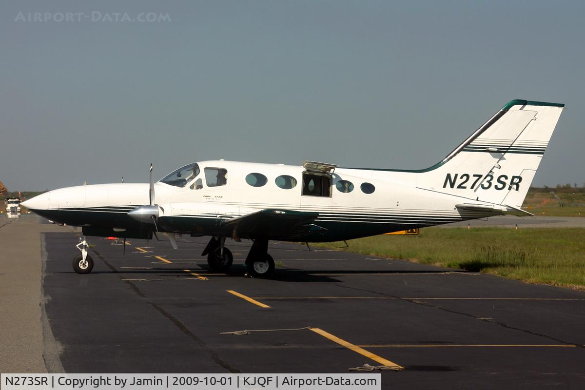 N273SR, 1979 Cessna 414A Chancellor C/N 414A0458, On the ramp in Concord.