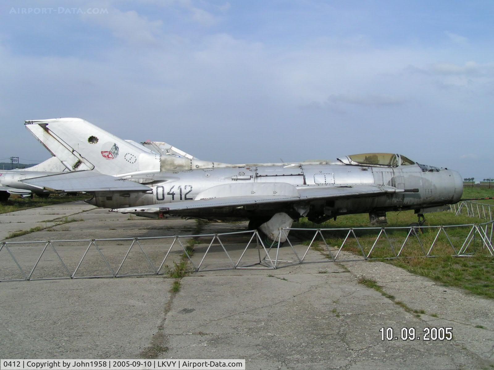 0412, Aero S-105 (MiG-19S) C/N 150412, Mig 19 at Vyskov museum