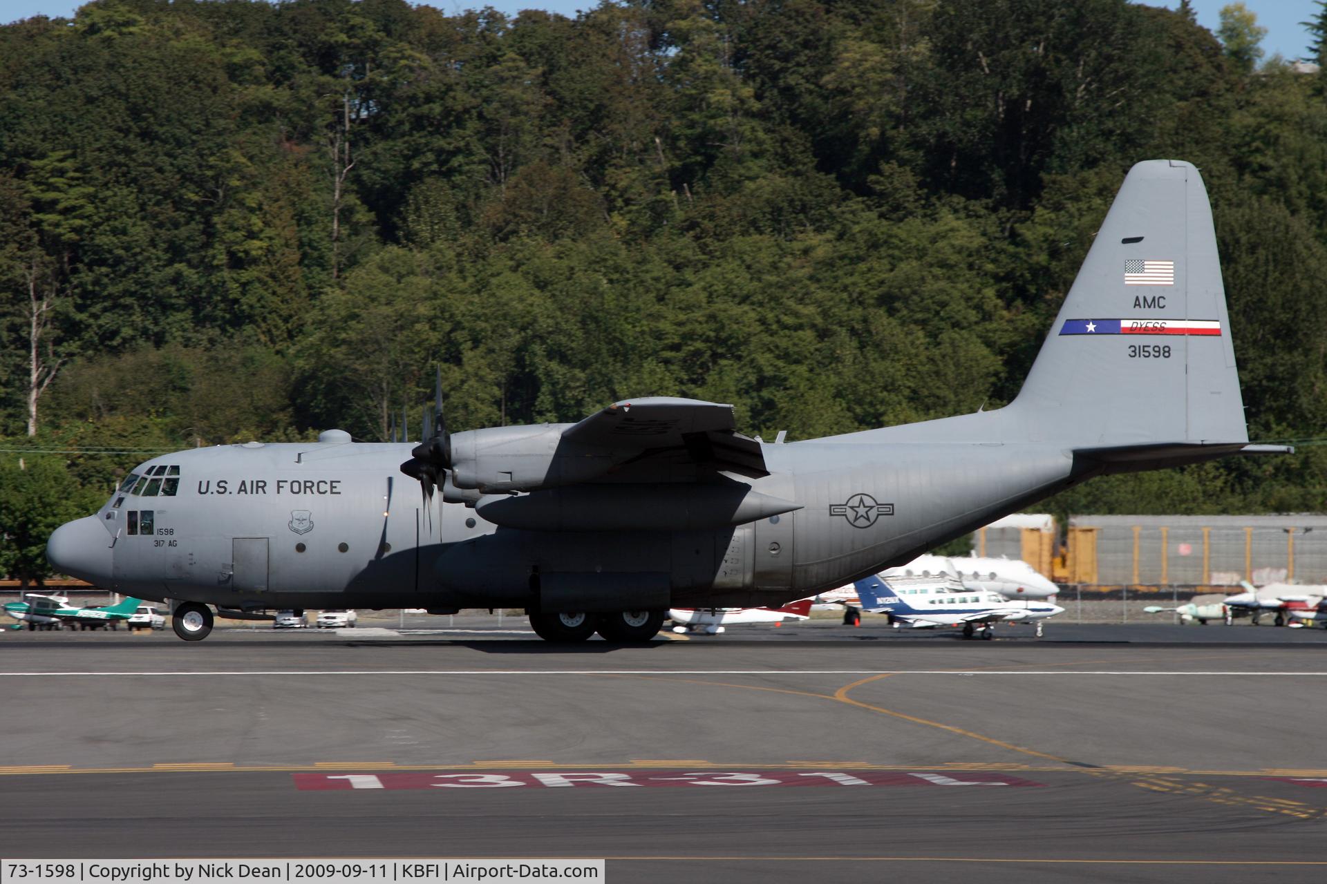 73-1598, 1973 Lockheed C-130H Hercules C/N 382-4573, KBFI