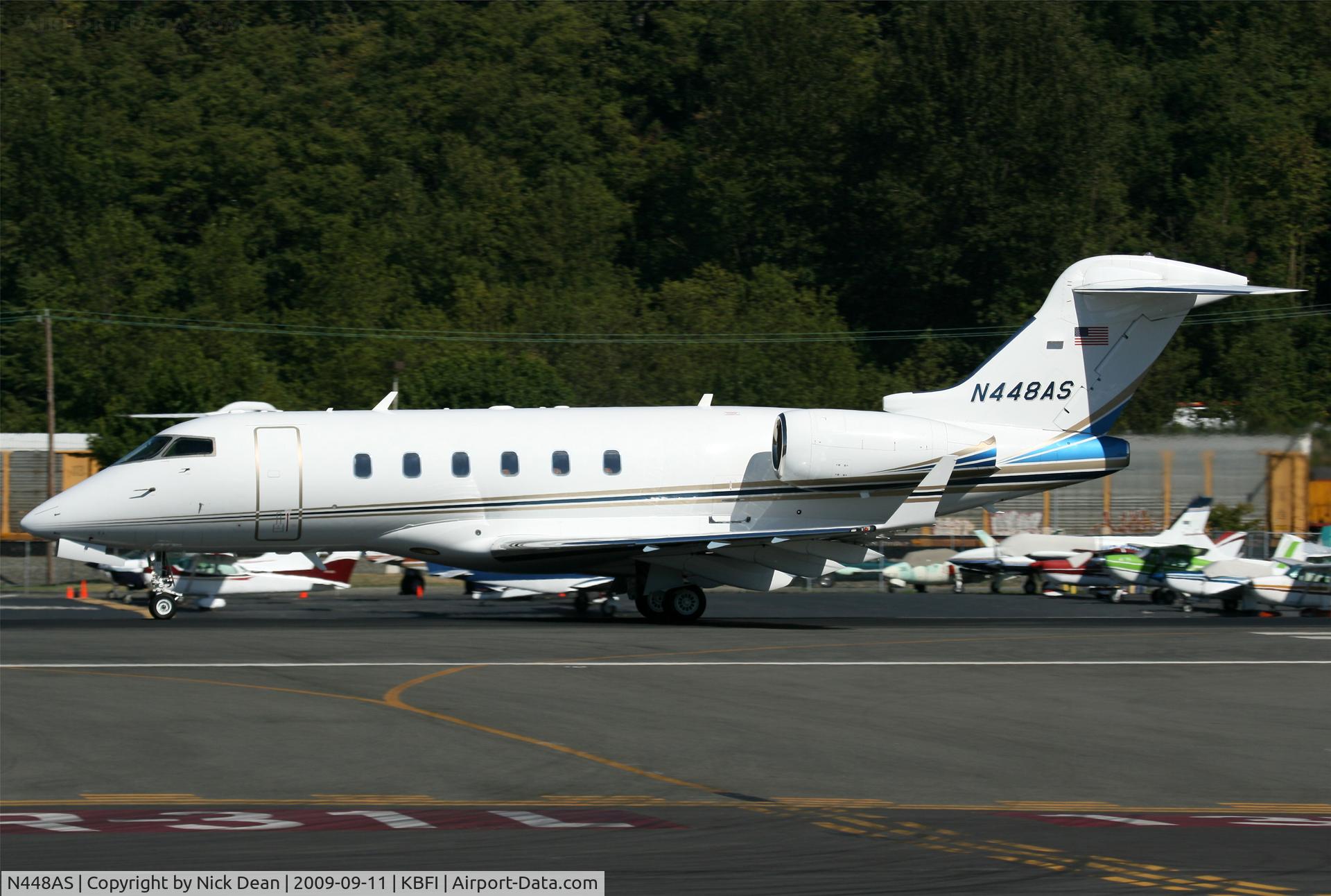 N448AS, 2004 Bombardier Challenger 300 (BD-100-1A10) C/N 20027, KBFI