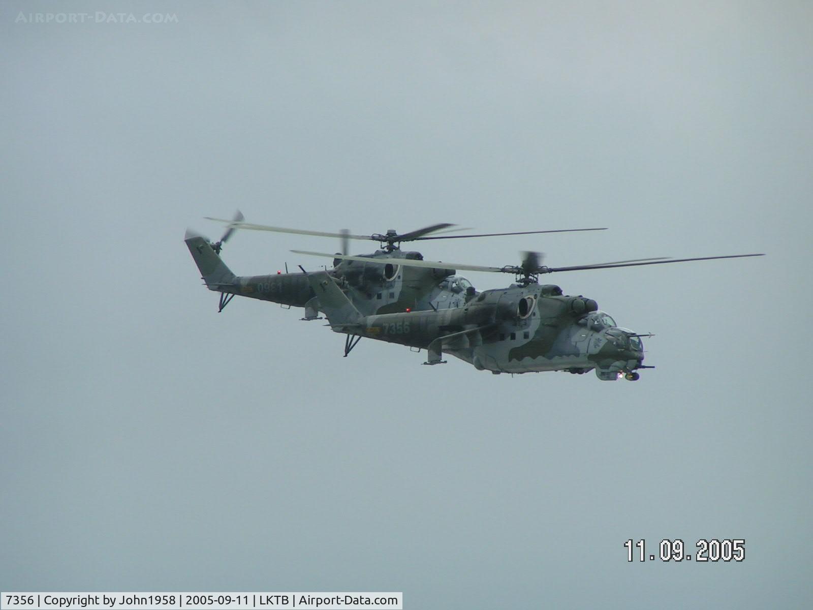 7356, Mil Mi-24V Hind E C/N 087356, 7356 plus 0981.....how mean do they look?