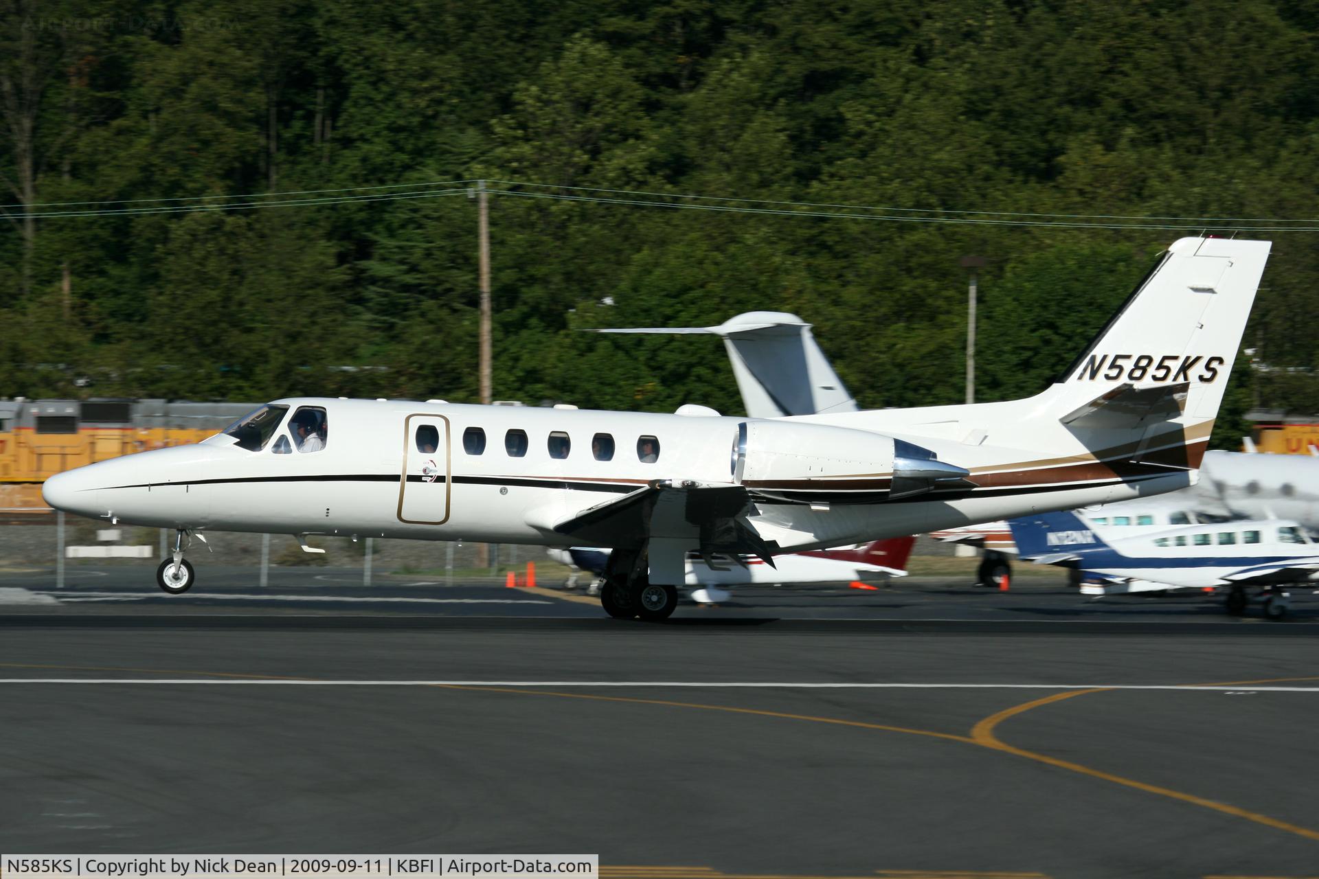 N585KS, 2000 Cessna 550 C/N 550-0945, KBFI