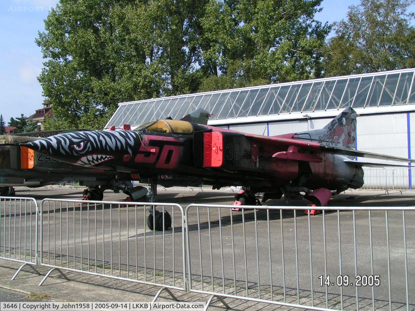 3646, Mikoyan-Gurevich MiG-23MF C/N 0390213646, Mig 23 in a really interesting colour scheme!!!!!