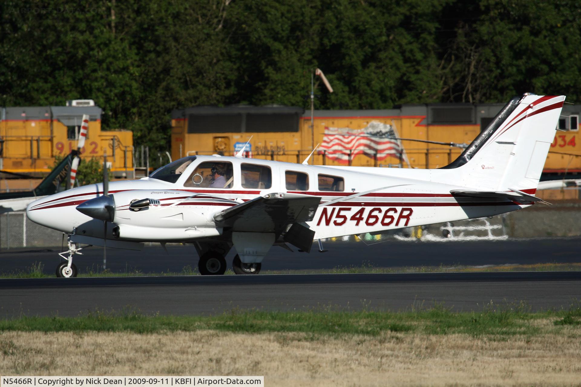 N5466R, 1985 Beech 58P Baron C/N TJ-497, KBFI Turbine modified