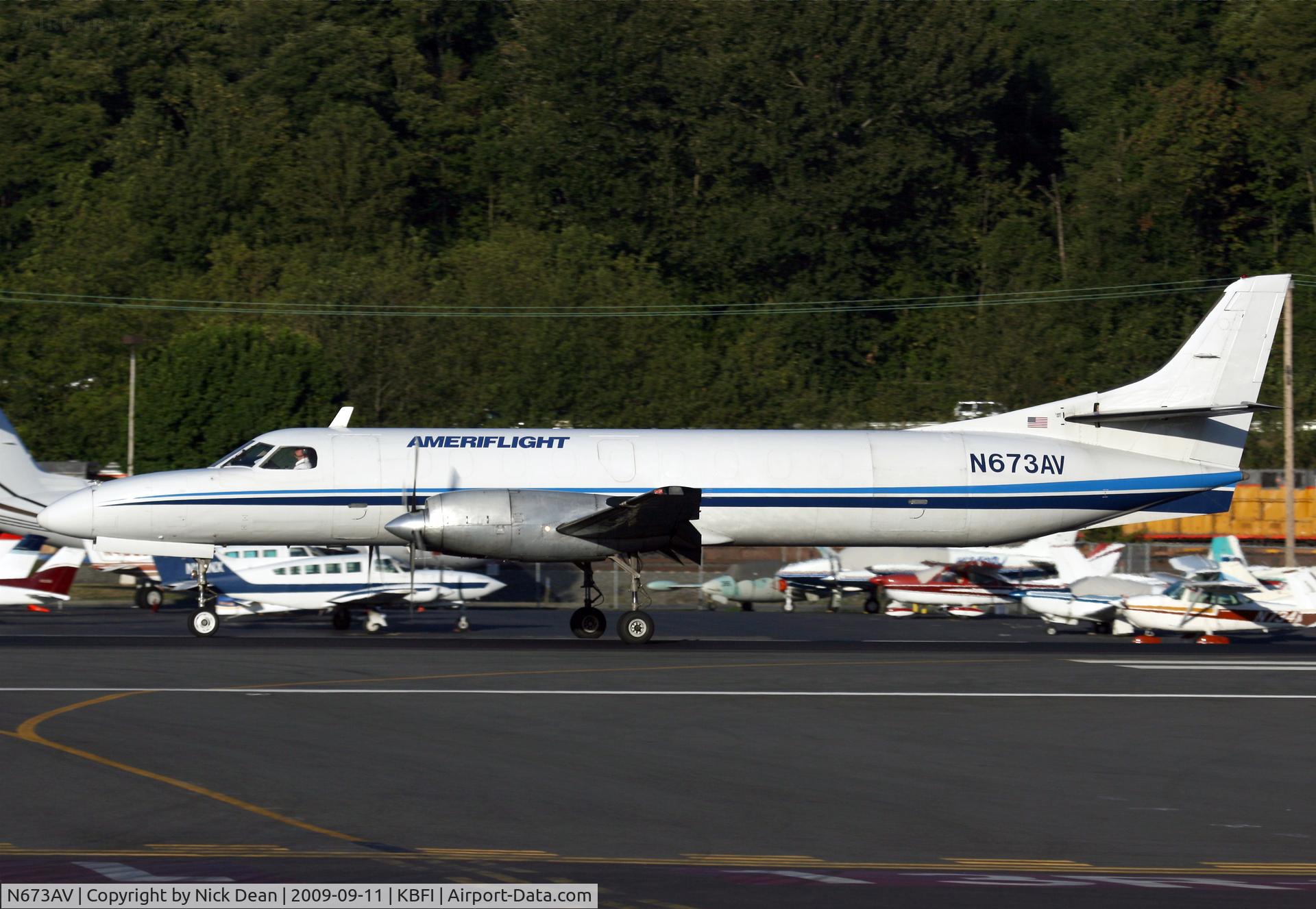 N673AV, 1987 Fairchild SA-227AC Metro III C/N AC673, KBFI