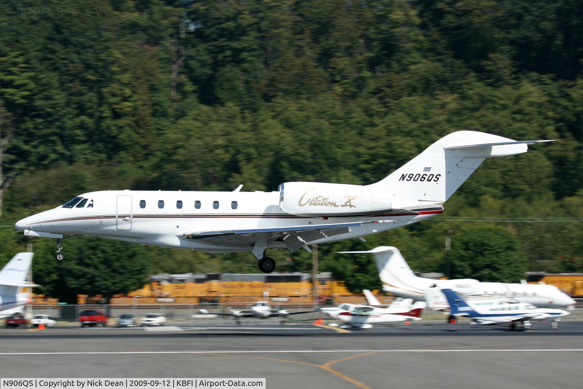 N906QS, 2002 Cessna 750 Citation X Citation X C/N 750-0206, KBFI