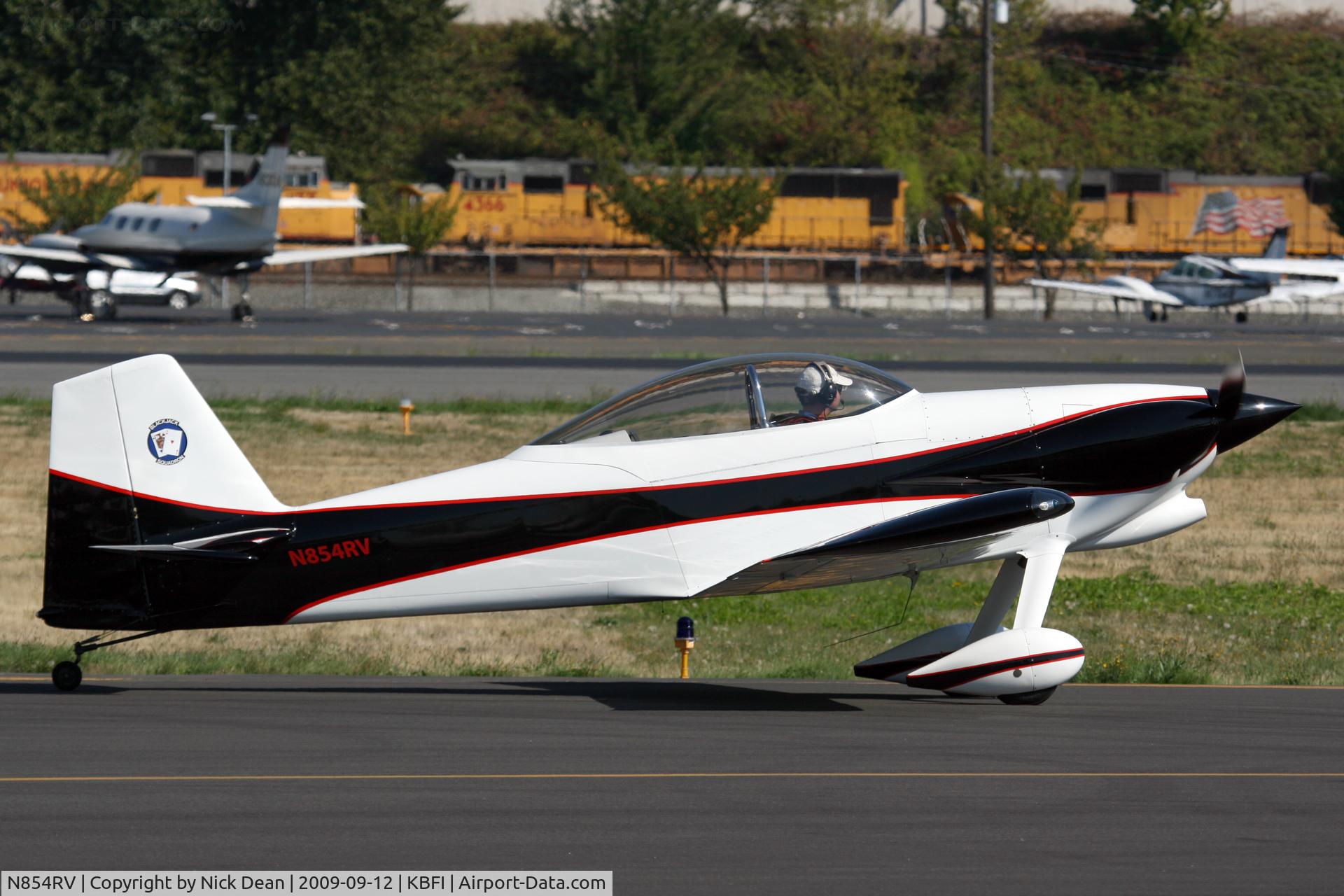 N854RV, 2007 Vans RV-4 C/N 4507, KBFI