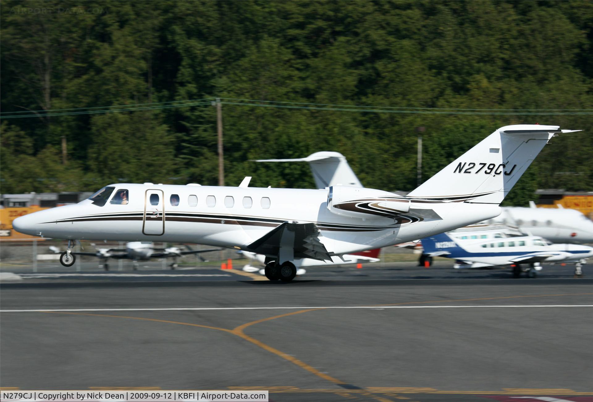 N279CJ, 2008 Cessna 525B CitationJet CJ3 C/N 525B0279, KBFI