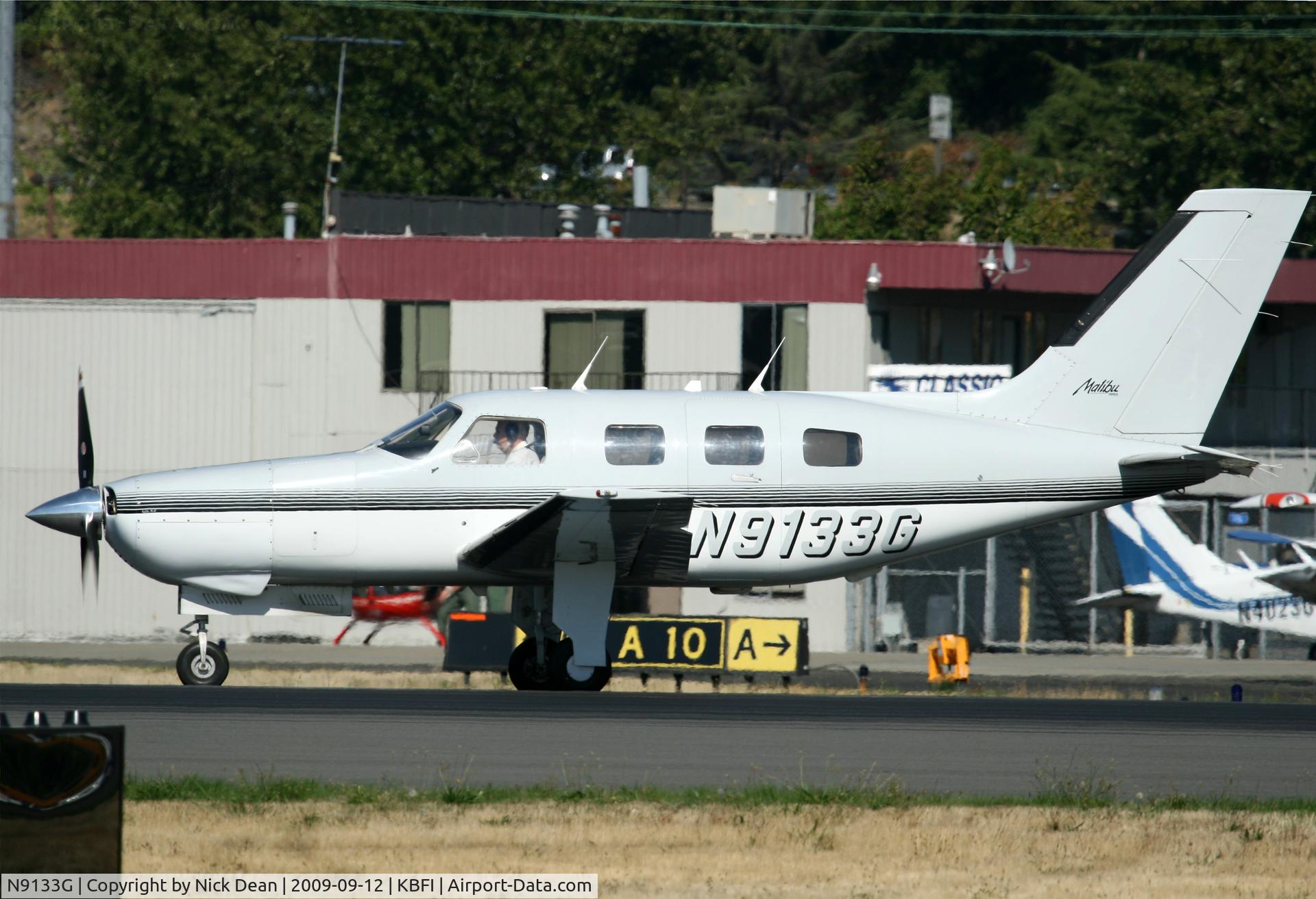 N9133G, 1988 Piper PA-46-310P Malibu C/N 4608111, KBFI