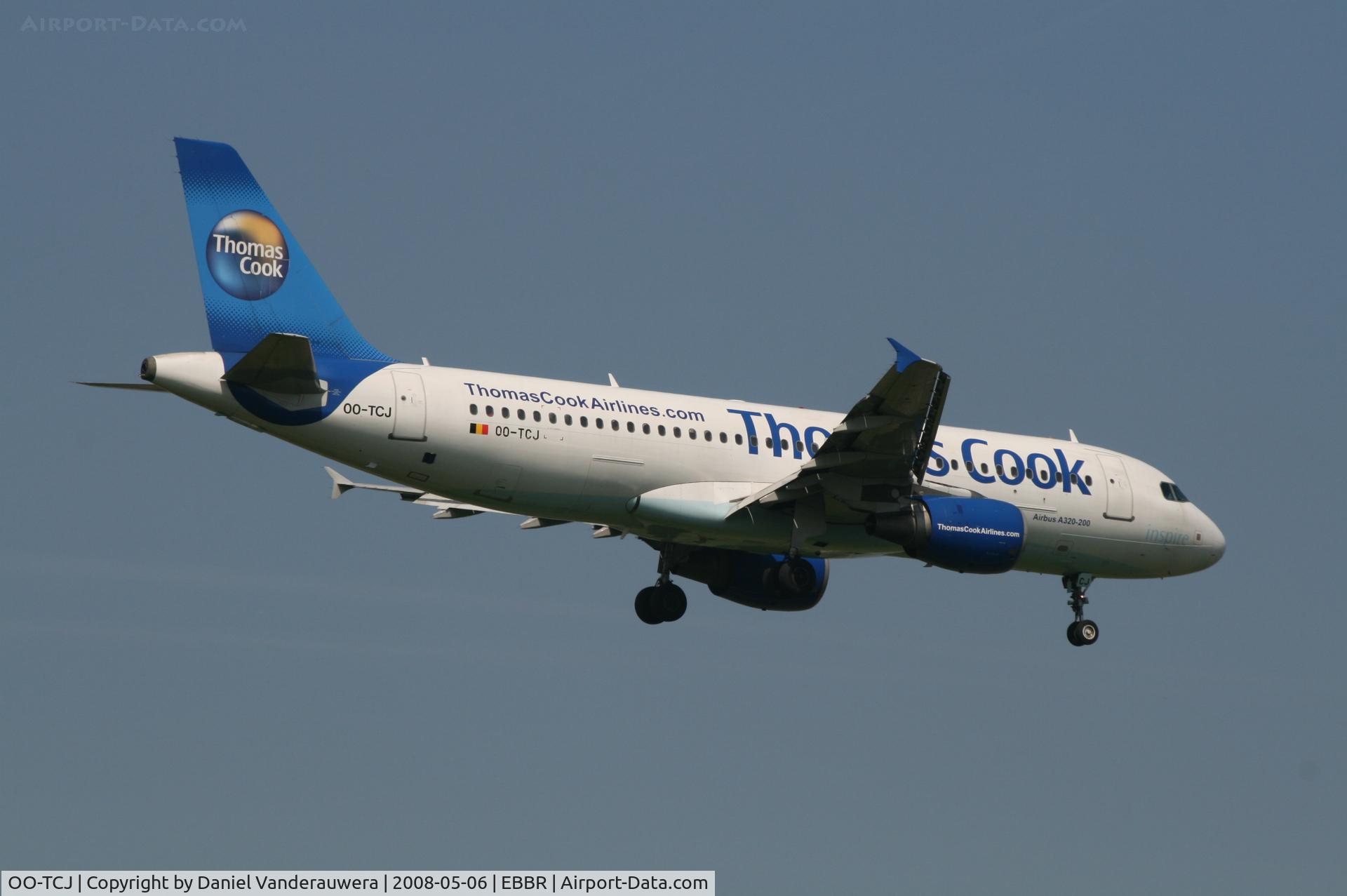OO-TCJ, 2002 Airbus A320-214 C/N 1787, flight FQ2503 is descending to rwy 02