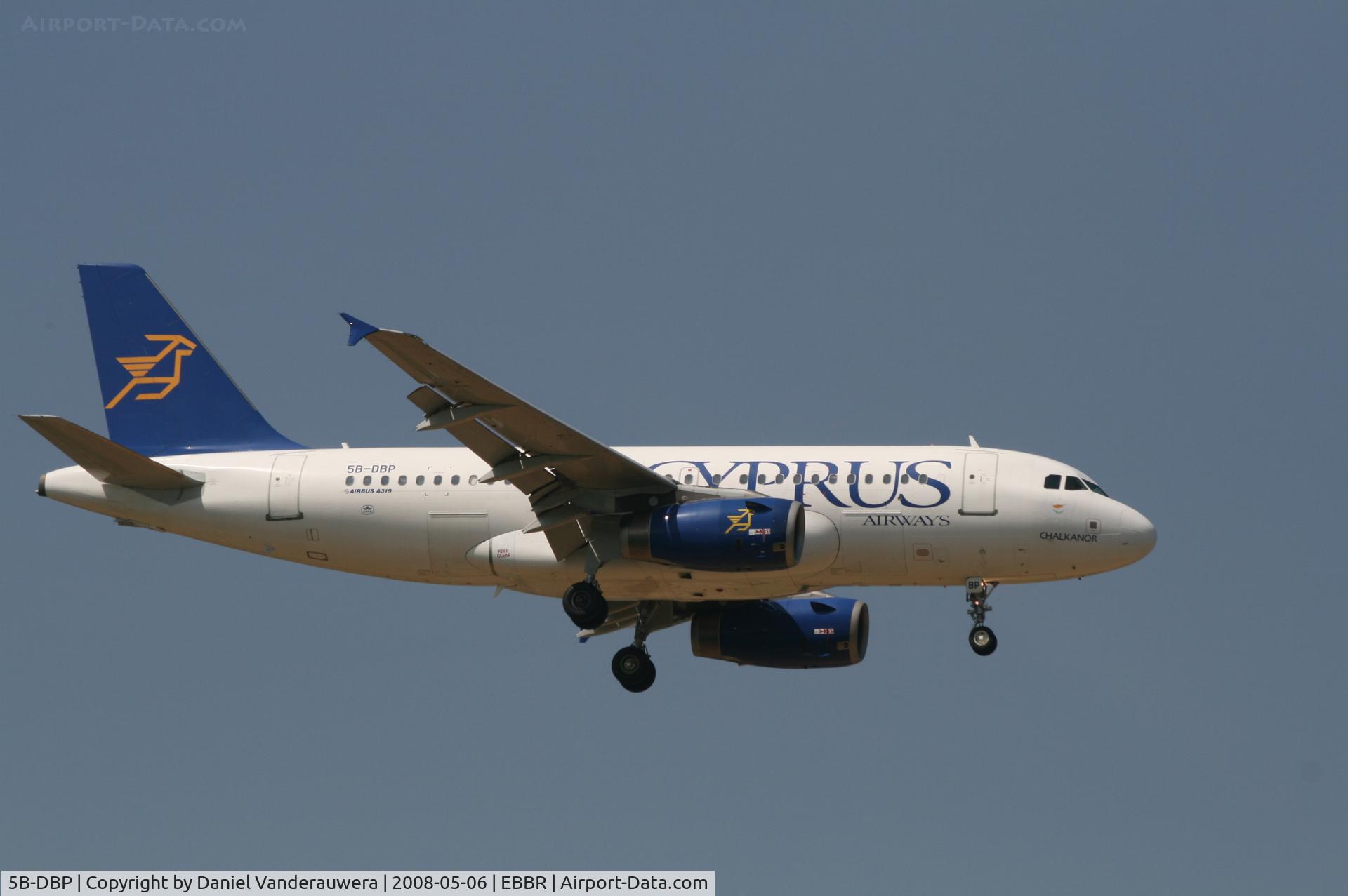 5B-DBP, 2002 Airbus A319-132 C/N 1768, Flight CY334 is descending to rwy 02