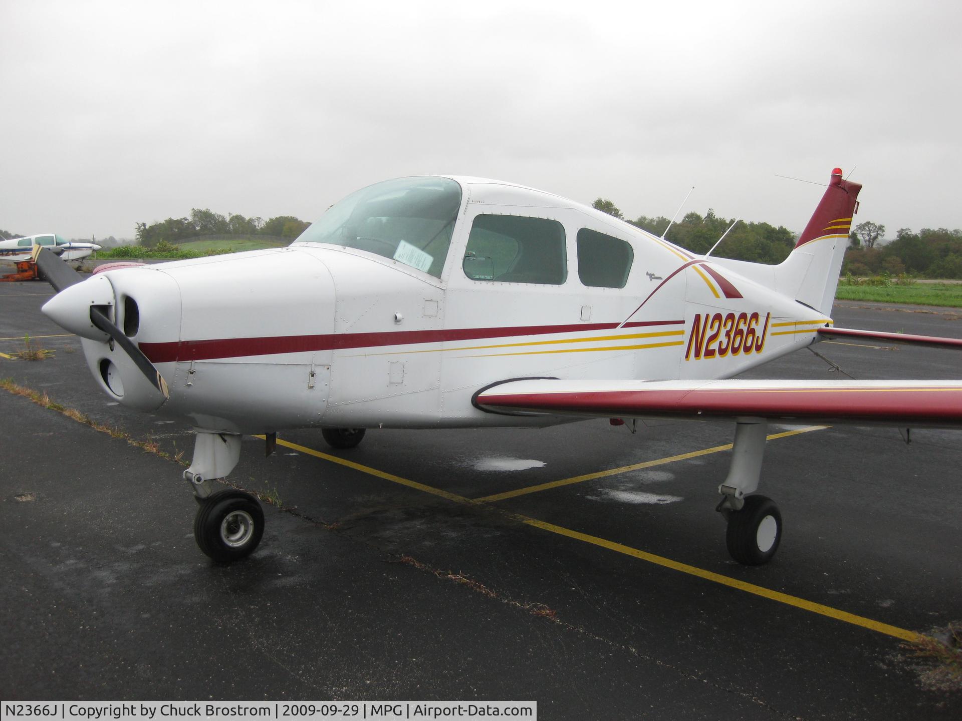 N2366J, 1963 Beech 23 C/N M-324, 2366J on the ramp at Moundsville, WV (MPG)