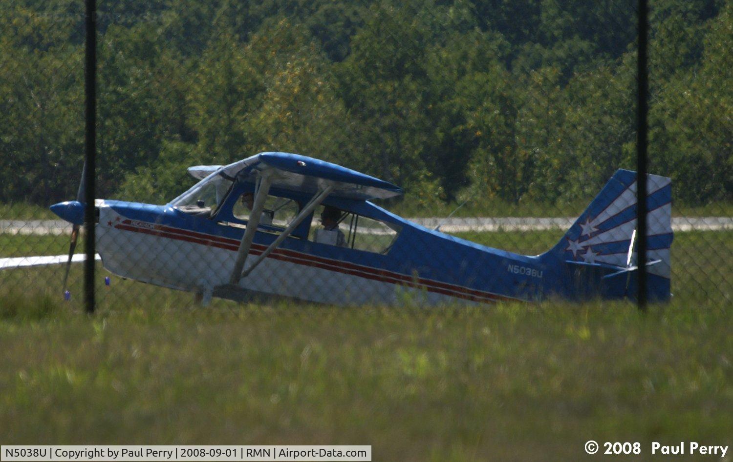 N5038U, 1979 Bellanca 8KCAB Decathlon C/N 484-79, Taxiing around to get some more practice