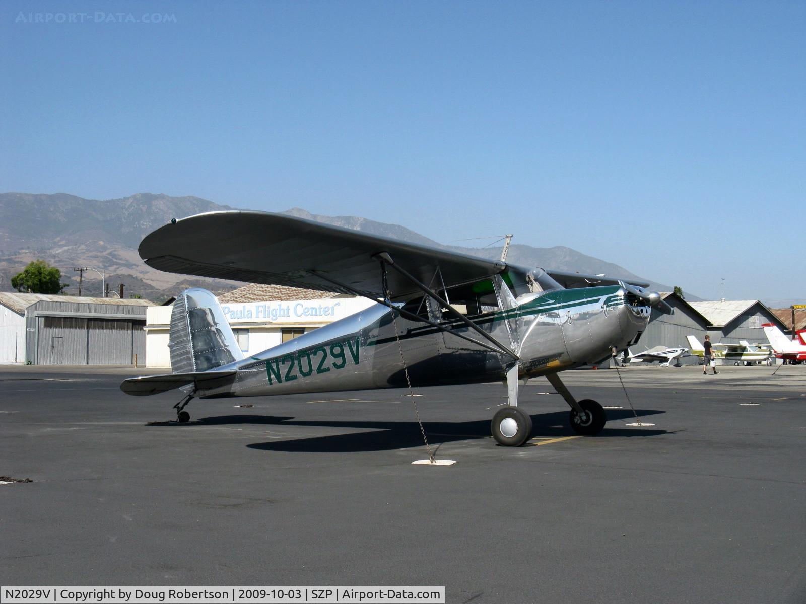 N2029V, 1947 Cessna 140 C/N 14242, 1947 Cessna 140, Continental C85 85 Hp, stunning, polished appearance