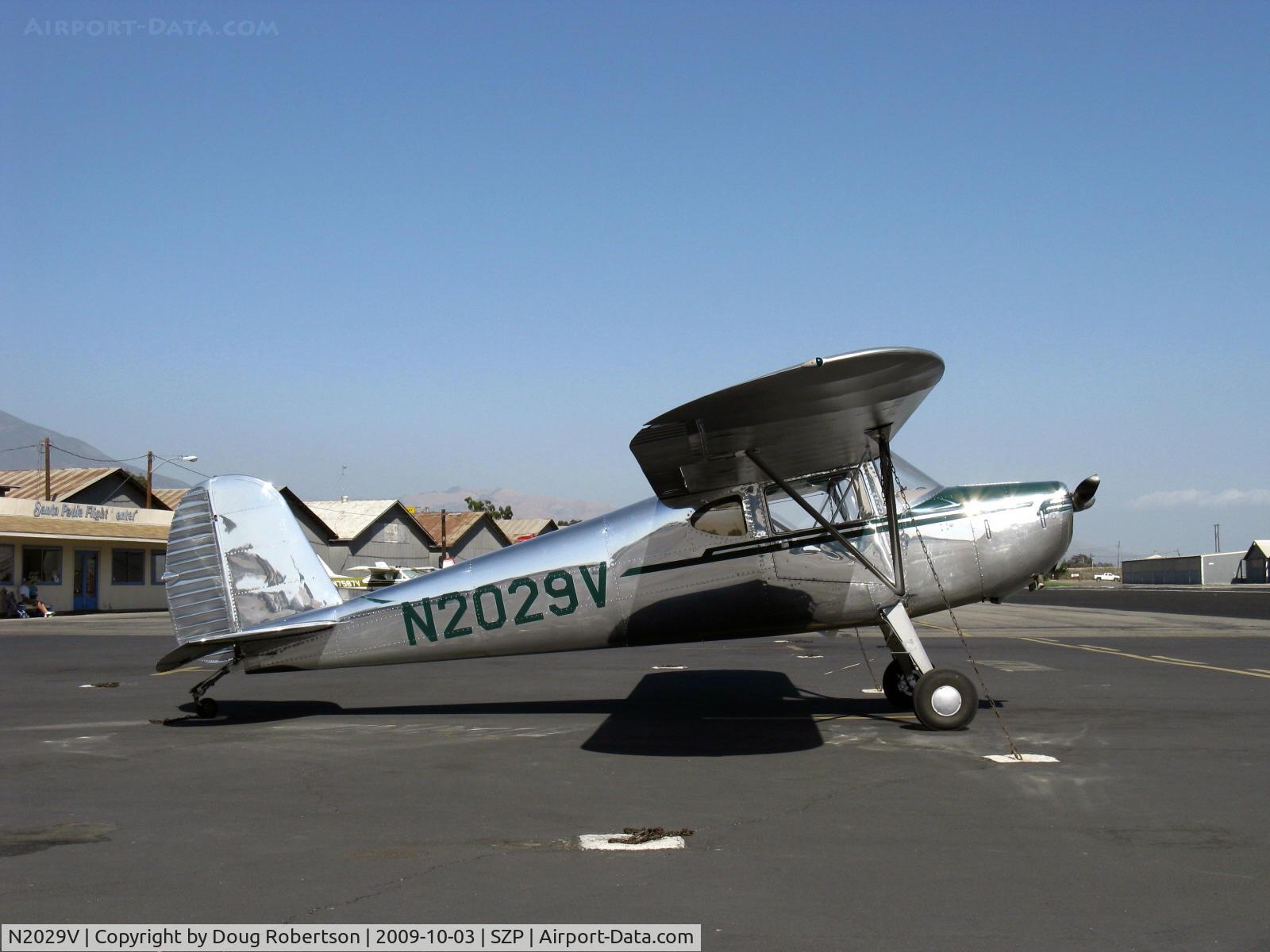 N2029V, 1947 Cessna 140 C/N 14242, 1947 Cessna 140 two-strut ragwing, Continental C85 85 Hp, stunning, polished appearance